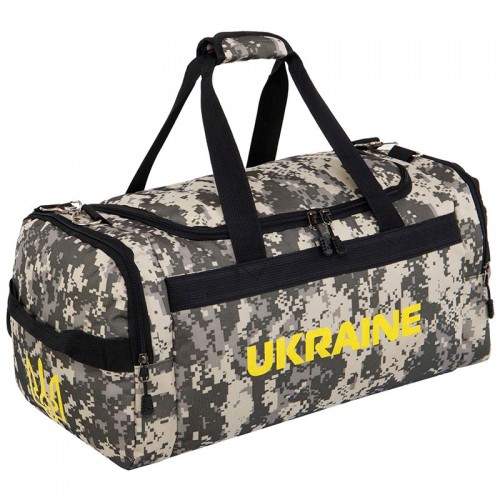 Сумка спортивна PlayGame Ukraine камуфляж UCP, код: GA-1801-UKR_KU