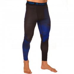 Компресійні штани тайтси чоловічі Venum 2XL, зріст 180-185, чорний-синій, код: 8236_2XLBKBL