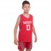 Форма баскетбольна підліткова PlayGame NB-Sport NBA Rockets 13 2XL (16-18 років), ріст 160-165см, червоний-сірий, код: BA-0966_2XLRGR-S52