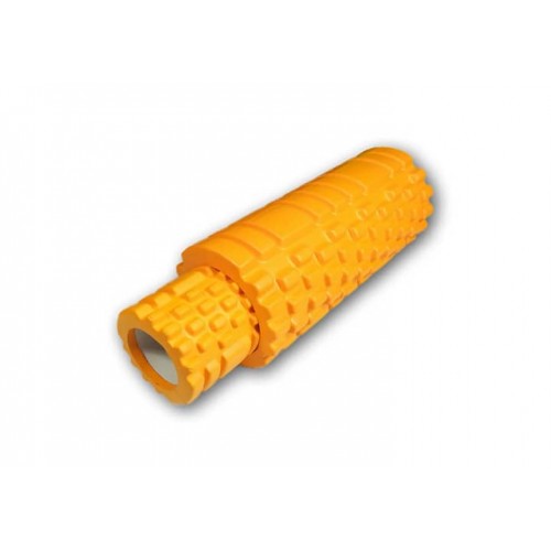 Масажний ролик EasyFit Grid Roller Double 330 мм, помаранчевий, код: EF-7737s-5-EF Масажний ролик EasyFit Grid Roller Double 330 мм, помаранчевий, код: EF-7737s-5-EF