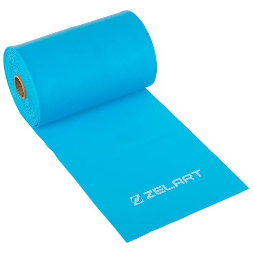 Стрічка еластична для фітнесу та йоги Zelart 12000х150х0,5 мм, синій, код: FI-5361-3