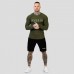 Футболка чоловіча з довгим рукавом GymBeam FIT Long Sleeve L, зелений, код: 120314-GB