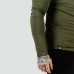 Футболка чоловіча з довгим рукавом GymBeam FIT Long Sleeve L, зелений, код: 120314-GB