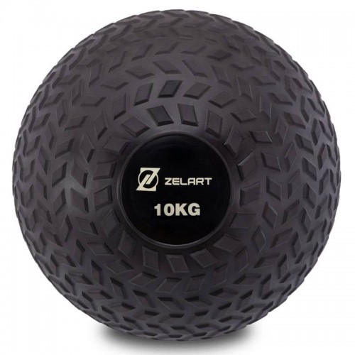 М"яч набивної слембол для кроссфіта рифлений Record Slam Ball 10 кг, код: FI-7474-10