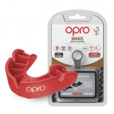 Капа Opro Bronze дитяча (вік до 10) Red, код: Bronze_JR_Red