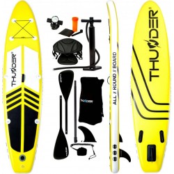 Надувна SUP дошка Thunder Coast Yellow для сапсерфінгу 3200х750х150 мм, код: Coast- YELLOW-320-IN