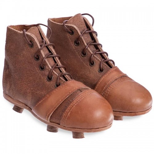 Бутси футбольні PlayGame Vintage Mini довжина стопи 18см, коричневий, код: F-0257 Бутси футбольні PlayGame Vintage Mini довжина стопи 18см, коричневий, код: F-0257