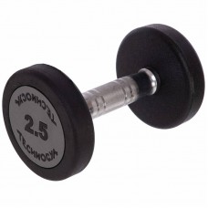 Гантель цільна професійна TechnoGym 1х2, 5кг, код: LN-1254-2_5-S52