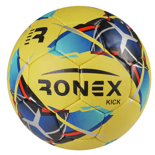М"яч футбольний Ronex Kick №4, жовтий, код: RX4-KCK242-WS