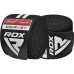 Бинти на коліна RDX Gym Knee Wrap R11, чорний-білий, код: WAH-KR11BW