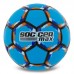 М"яч футбольний Soccermax №5 PU, блакитний, код: FB-6525_N