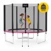 Батут із зовнішньою сіткою 4Fizjo Classic 10FT 312 см Black/Pink, код: P-5907739314567
