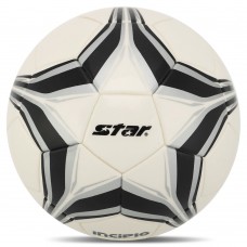 М"яч футбольний Star Incipio №4 PU, білий-чорний, код: SB6404C-S52