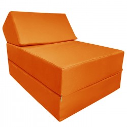 Безкаркасне крісло матрац Tia-Sport Преміум, оксфорд, 600х1860х300 мм, оранжевий, код: sm-1045-5