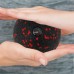 Масажний м"яч PowerPlay Epp Massage Ball 80 мм, чорний-червоний, код: PP-4350_Red_d8