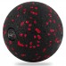 Масажний м"яч PowerPlay Epp Massage Ball 80 мм, чорний-червоний, код: PP-4350_Red_d8