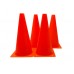 Конуси-фішки спортивні EasyFit 32 см (набір з 4 штук) помаранчеві, код: EF-1679-4OR-EF