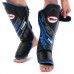 Захист гомілки та стопи для єдиноборств Twins XL, чорний-синій, код: BO-5086_XLBL Захист гомілки та стопи для єдиноборств Twins XL, чорний-синій, код: BO-5086_XLBL