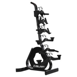 Стійка вертикальна для рукояток та ручок для тренажерів Mdbuddy Machine Bar Rack 573x810x1561мм, чорний, код: TA-5396