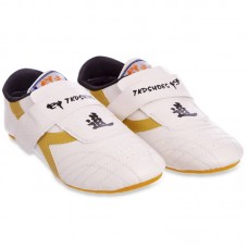 Степки для тхеквондо PlayGame розмір 33 (20,5см), білий-золотий, код: OB-0190_33WBK Степки для тхеквондо PlayGame розмір 33 (20,5см), білий-золотий, код: OB-0190_33WBK