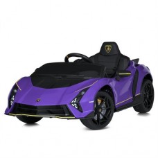 Дитячий електромобіль Bambi Lamborghini M 5100EBLR-9 фіолетовий, код: 6903317623129