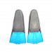 Ласти для плавання в басейні SNS TE-2737-2-3941 СЕ+Г розмір 39-41, сіро-блакитний, код: 11425-SNS