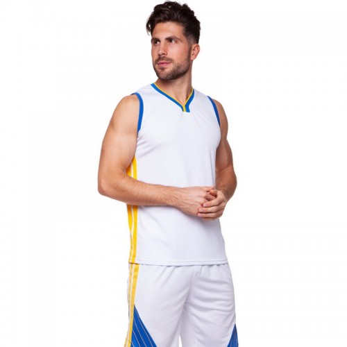 Форма баскетбольна чоловіча PlayGame Аttacking 4XL (52-54) білий-синій, код: CO-5970_4XLWBL