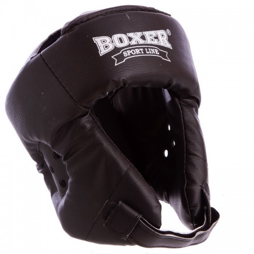 Шолом боксерський Boxer L чорний, код: 2030-4_LBK