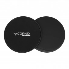 Диски-слайдери для ковзання (глайдингу) Cornix Sliding Disc 2 шт, чорний, код: XR-0178