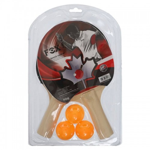 Набір для настільного тенісу Fox 2 ракетки 3 м'ячі, код: MT-8894-S52 Набір для настільного тенісу Fox 2 ракетки 3 м'ячі, код: MT-8894-S52