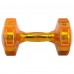 Гантель для фітнесу з TPU покриттям Zelart Jelly Urethane Coated Dumbbells 1х6,8кг, помаранчевий, код: TA-2946-15LB-S52