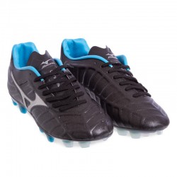 Бутси футбольні Mizun розмір 45 (28см), чорний-блакитний, код: OB-6939-BKB_45