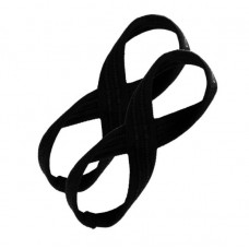Лямки для тяги GymBeam Figure 8, розмір L (170х70мм), чорний, код: 8586022219757-GB