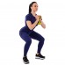 Гантель для фітнесу з TPU покриттям Zelart Jelly Urethane Coated Dumbbells 1х3,4кг, жовтий, код: TA-2946-7_5LB-S52