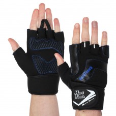 Рукавички спортивні Hard Touch XL, чорний, код: SB-9528_XLBK