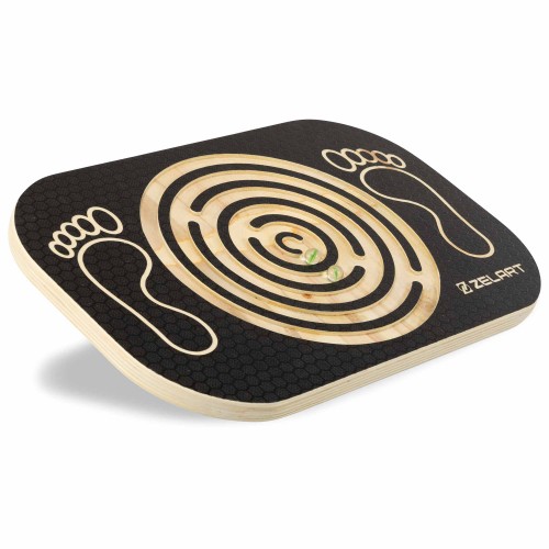 Дошка балансувальна з лабіринтом Zelart 460х300х80 мм, чорний, код: FI-5360