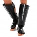 Захист гомілки та стопи для єдиноборств Zelart S, чорний-синій, код: BO-3981_SBK