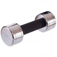 Гантель хромована Record 1x3кг, код: DB5202-3-S52 Гантель хромована Record 1x3кг, код: DB5202-3-S52