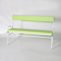 Банкетка медична коридорна зі спинкою Атон БК-3-С, код: 1180131593-A