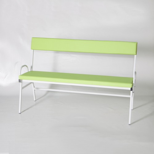 Банкетка медична коридорна зі спинкою Атон БК-3-С, код: 1180131593-A Банкетка медична коридорна зі спинкою Атон БК-3-С, код: 1180131593-A