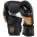 Боксерські рукавиці Zelart 14 унцій, чорний-золотий, код: BO-1221_14BKGO