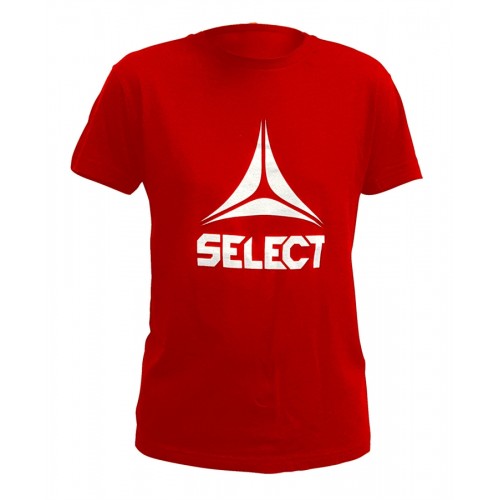 Футболка чоловіча Select T-shirt Basic With Big Select Logo XL, червоний, код: 5703543251360