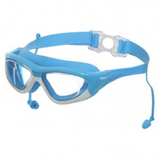 Окуляри-напівмаска для плавання дитячі з берушами Sailto блакитний, код: 9200_N