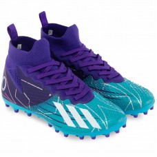 Бутси футбольні дитячі з носком PlayGame розмір 35, фіолетовий-блакитний, код: MX11-35-39-1_35