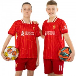 Форма футбольна дитяча PlayGame із символікою Liverpool Salah домашня 2025, розмір 26, зріст 140-145, червоний-білий, код: CO-4618_26