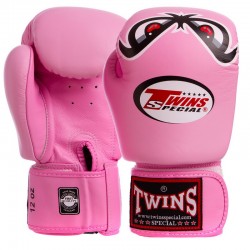 Рукавички боксерські шкіряні Twins 12 унцій, рожевий, код: FBGVL3-25_12P