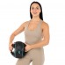 Медбол м"яч медичний дворучний з хватами LiveUp Medicine Ball 5кг, чорний, код: LP8111-5
