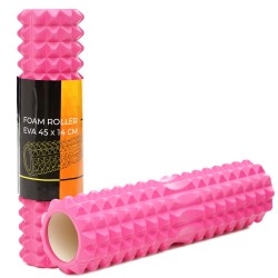 Масажний ролик (валік) Cornix EVA 450x140 мм, рожевий, код: XR-0332 Масажний ролик (валік) Cornix EVA 450x140 мм, рожевий, код: XR-0332