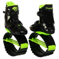 Фітнес джампери Kangoo Jumps L (38-40), чорний-салатовий, код: SK-4571_LBKLG