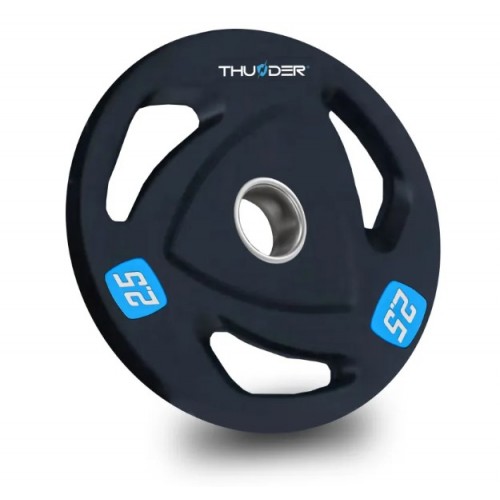 Диск олімпійський Thunder 2,5 кг, чорний, код: Olympic-Plate-2,5KG-IN